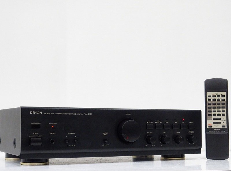 DENON PMA-390 ステレオアンプ DENON プリメインアンプ デノン | PMA-390RE - オーディオ機器 音響