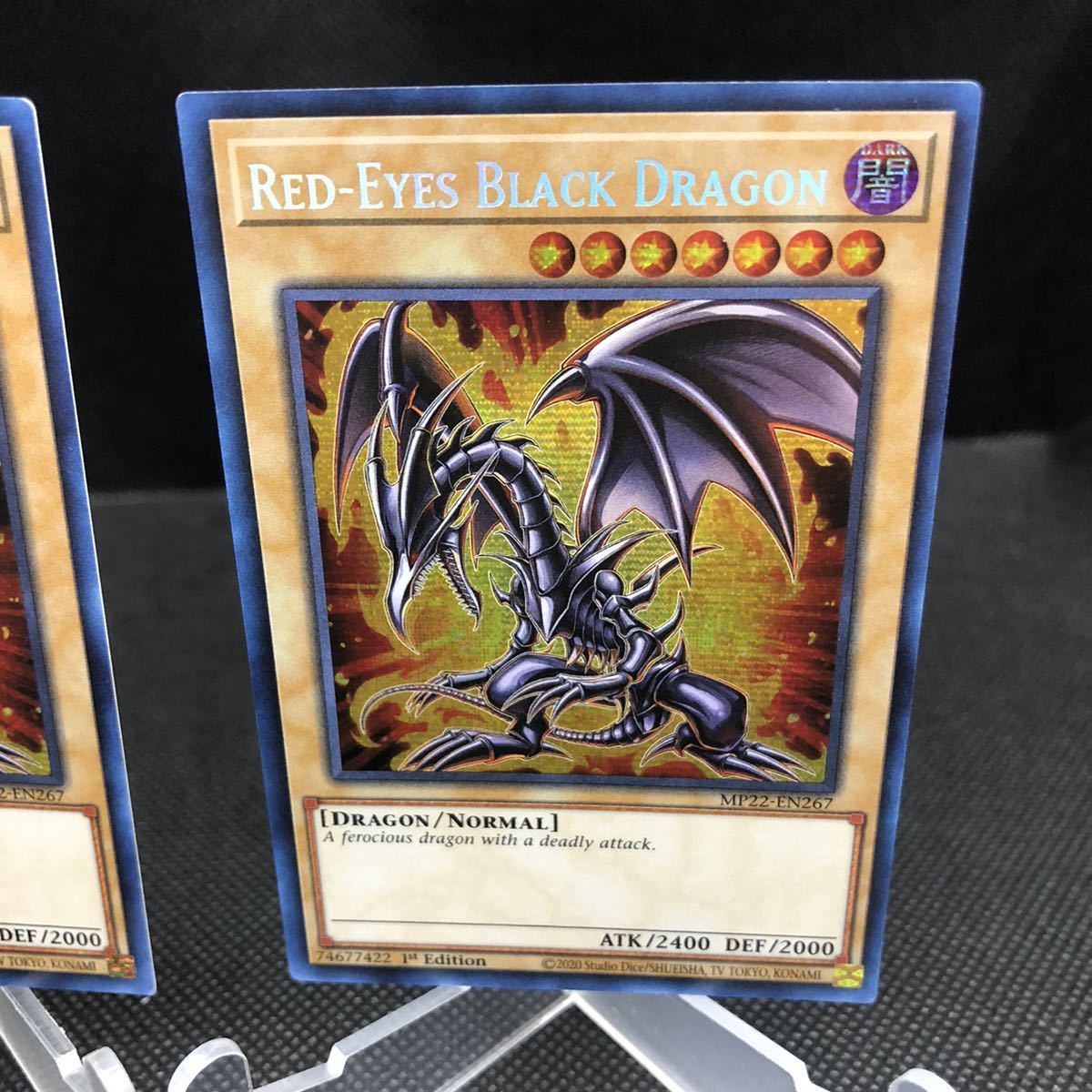 遊戯王 真紅眼の黒竜 英語版 PSA9 レッドアイズブラックドラゴン