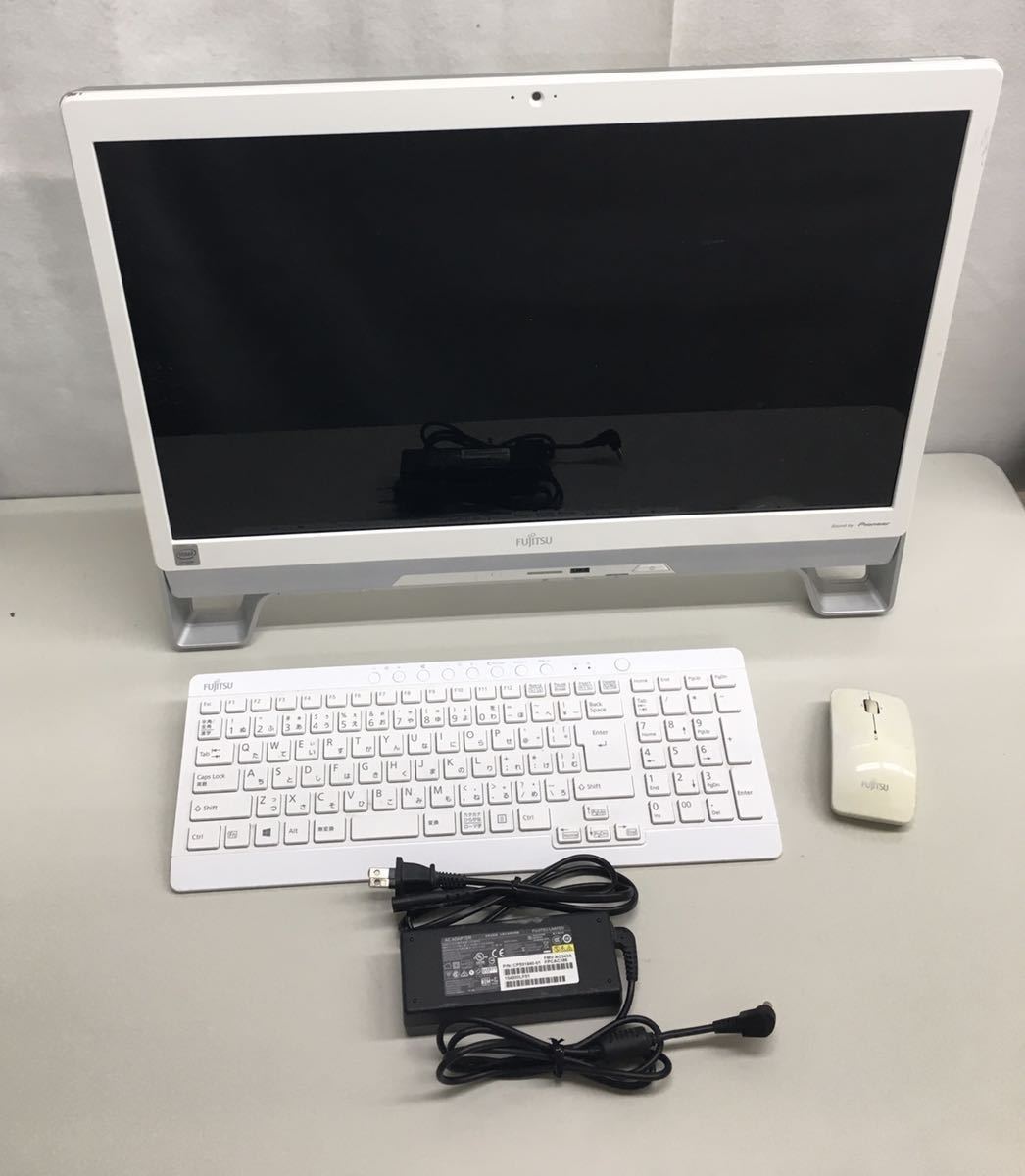 富士通 FUJITSU ESPRIMO FH52/U 一体型パソコン FMVF52UW Windows10