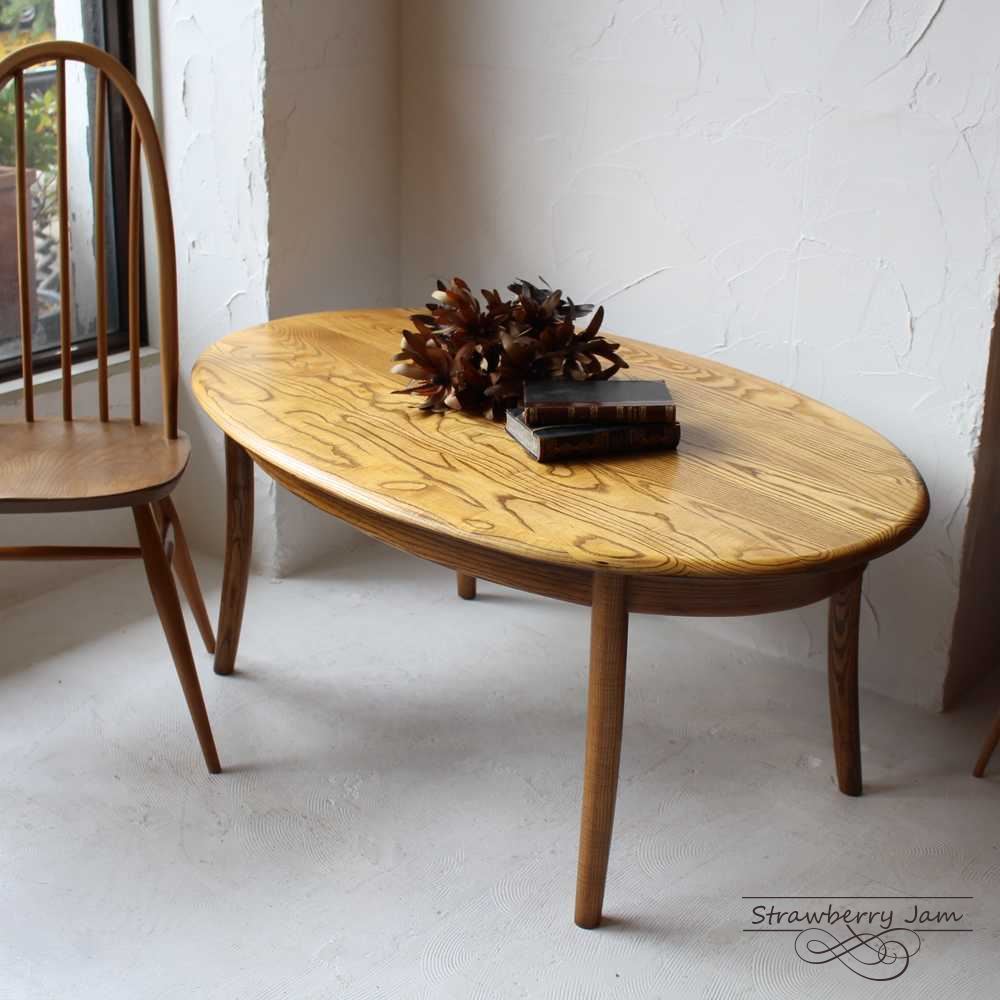 【ERCOL アーコール コーヒーテーブル／イギリス製】アンティーク Ercol furniture アーコール コーヒーテーブル antique Vintage
