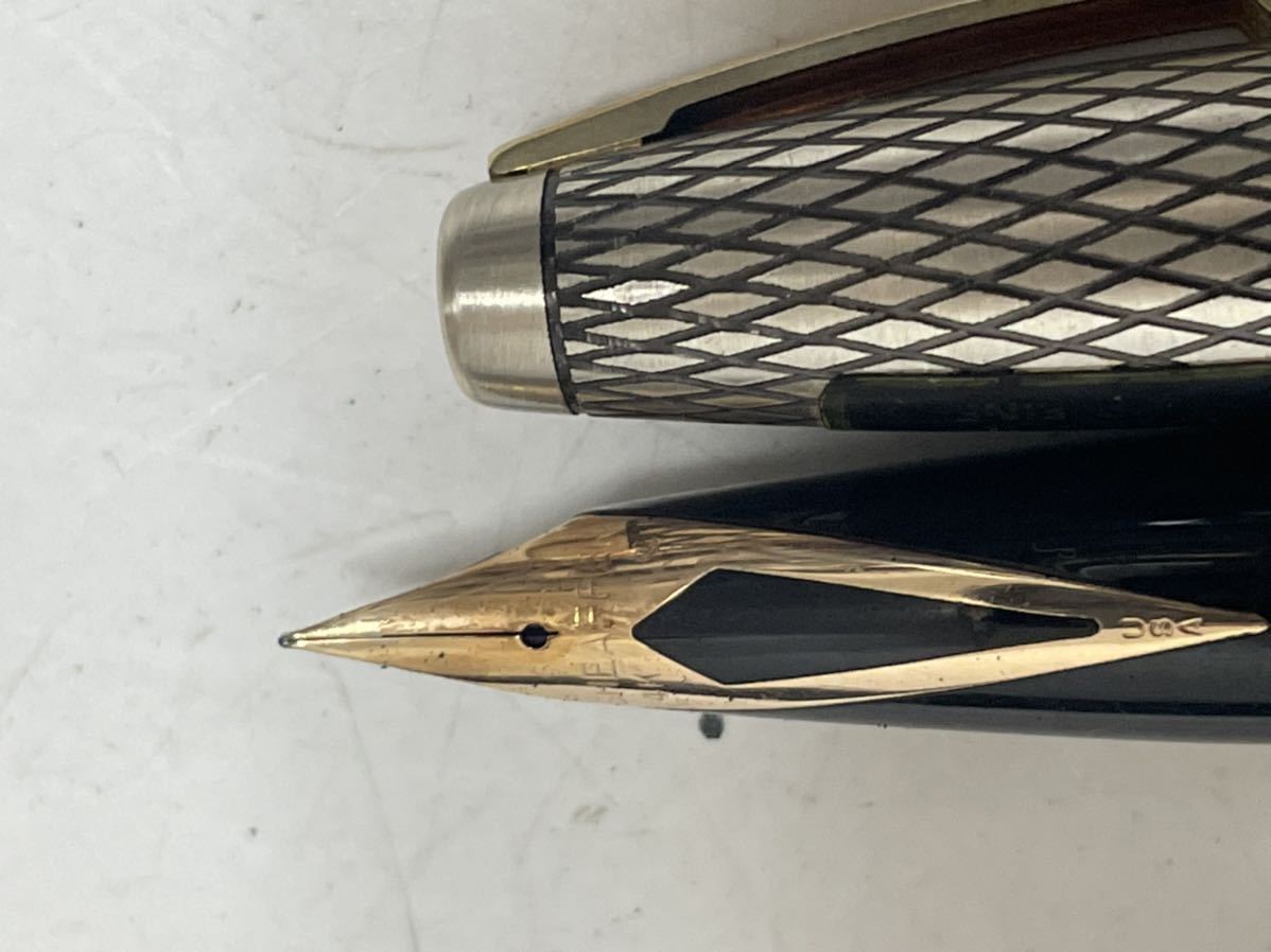 SHEAFFER 万年筆 Sterling Silver 14K SHEAFFER 14k 万年筆 STERLING SILVER