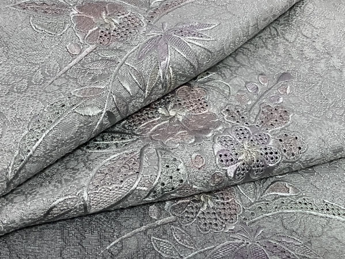 お得，人気 雅 諏訪刺繍 訪問着 草花地紋 ぼかし染 正絹 kk033(仕立て上がり)｜売買されたオークション情報、yahooの商品情報をアーカイブ公開 - オークファン 仕立て上がり