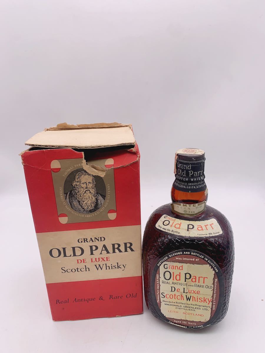 未開栓】OLD PARR オールドパー デラックススコッチウイスキー 古酒