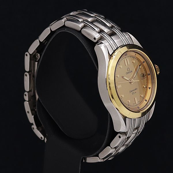 美品！ OMEGA オメガ ゴールド オートマ 純正ベルト レディース腕時計 奇抜 