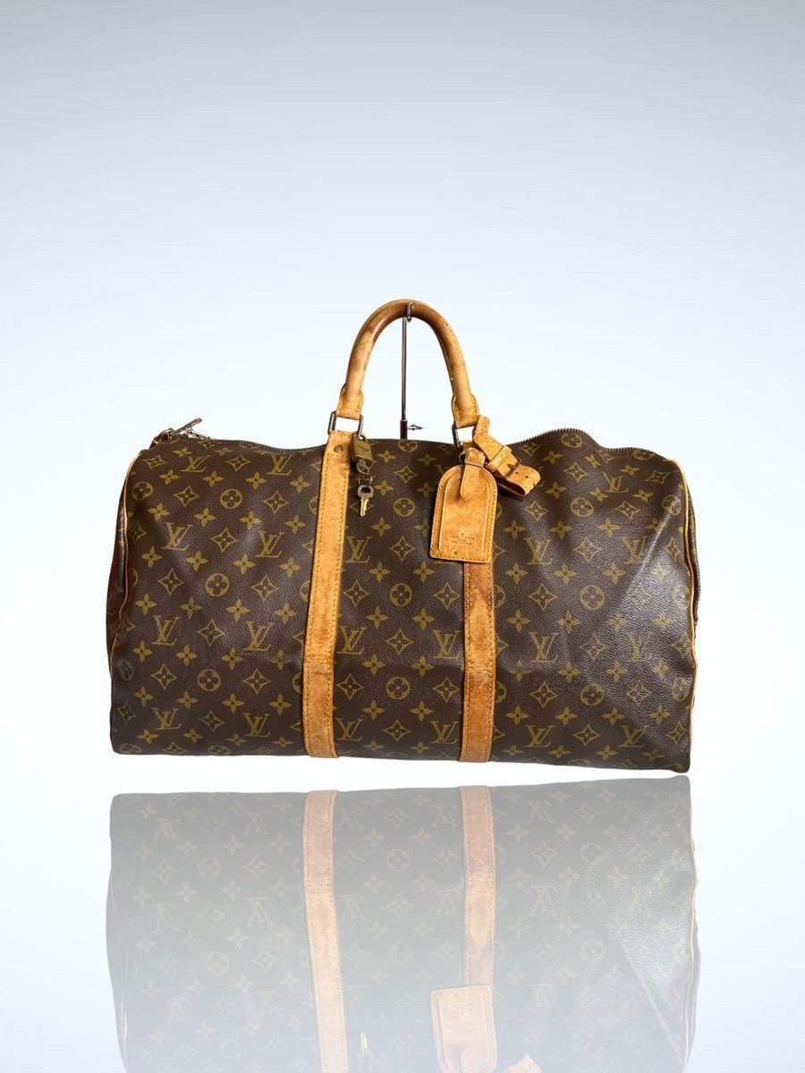 LOUIS VUITTON ルイヴィトン キーポル50 モノグラム ハンドバッグ