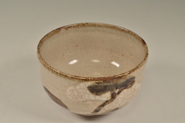 古物　骨董品　京焼　乾山　尾形乾山　茶道具　茶碗　工芸品 道XJ115】時代物 乾山焼 鉄絵 松文 茶碗 京焼清水焼 尾形乾山 茶道具