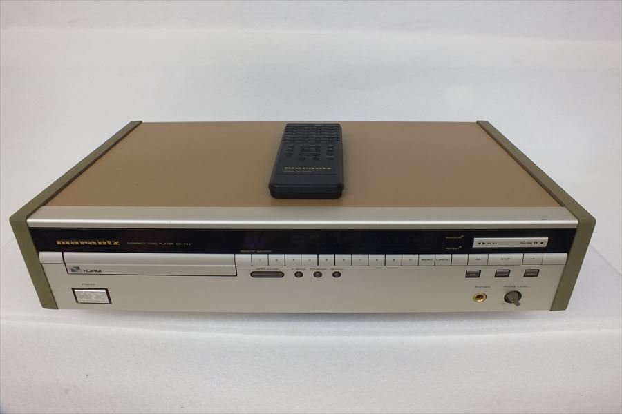 新作，爆買い marantz マランツ CD-72AF CDプレーヤー リモコン有り 現状品 221002k6453(マランツ)｜売買されたオークション情報、yahooの商品情報をアーカイブ公開 - オークファン マランツ