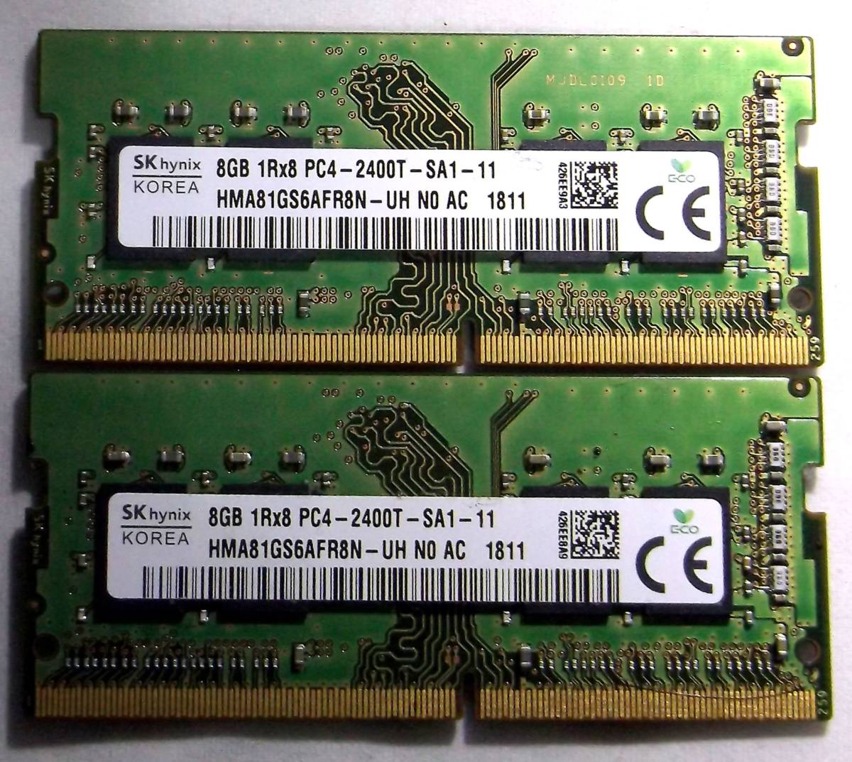 新作入荷 SKhynix メモリ DDR4 PC4-2400T 8GB 2枚組 計16GB(その他)｜売買されたオークション情報、yahooの商品情報をアーカイブ公開 - オークファン DIMM