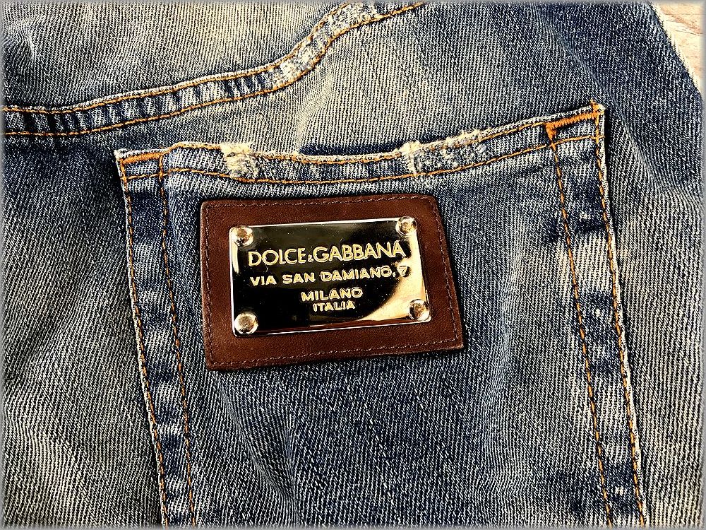 ☆DOLCE&GABBANA ドルチェ＆ガッバーナ イタリア製 USED加工 デニム 