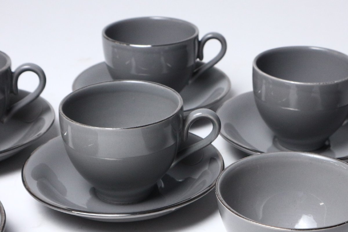 【得価，低価】 スタッフォードシャー バーレイ カップ＆ソーサー 6客 ミルククリーマー シュガーボウル / STAFFORDSHIRE Burlington Burleigh(コーヒー、ティー兼用)｜売買されたオークション情報、yahooの商品情報を 茶器