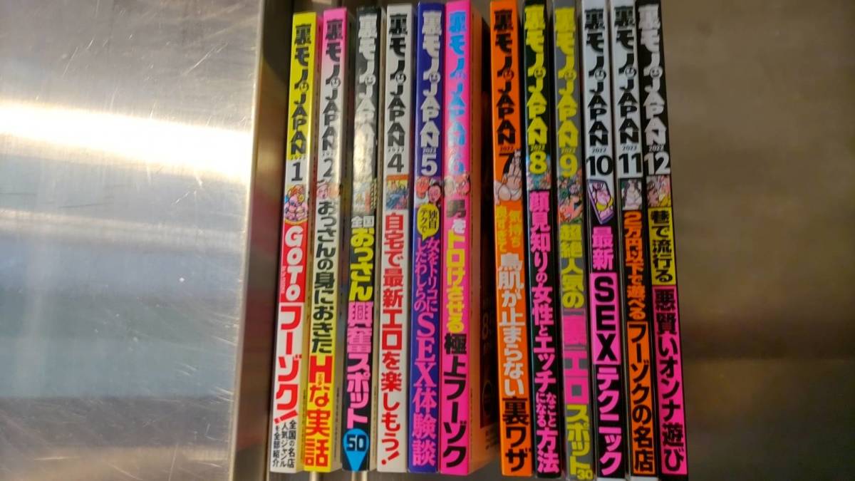 裏モノJAPAN | [雑誌] - 2022年 月号 合計13，200 1年分 新品12冊 2025年1月号～12月号 』 JAPAN 裏モノ アスクル |本 KADOKAWA