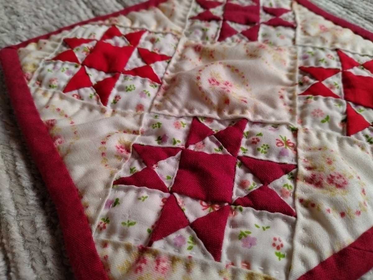 ハンドメイド☆パッチワークキルトミニマット_3