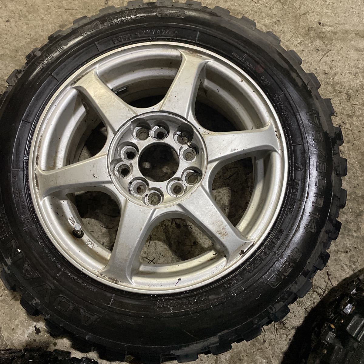 スパイクタイヤ ホイール付き ヨコハマ ADVAN MT-14 175/65/R14 【公式 