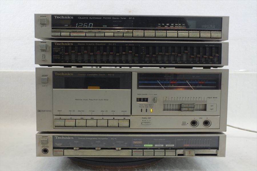 ☆ Technics テクニクス ST-5 SH-E5 RS-5 SU-5 SB-F5 システムコンポ