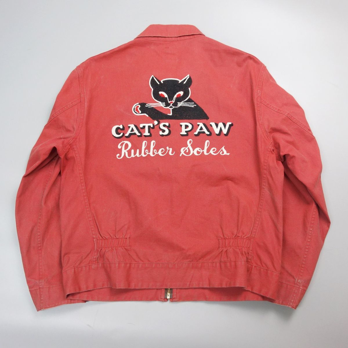 STYLE EYES スタイルアイズ キ × ストレイキャッツ STYLE EYES スタイルアイズ キャッツポウ ロゴ刺繍ジップアップジャケット ブルゾン スウィングトップ M SE10845 東洋エンタープライズ