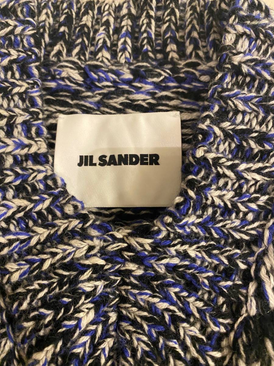 美品 21AW JILSANDER ローゲージニット ジルサンダー 48(セーター 