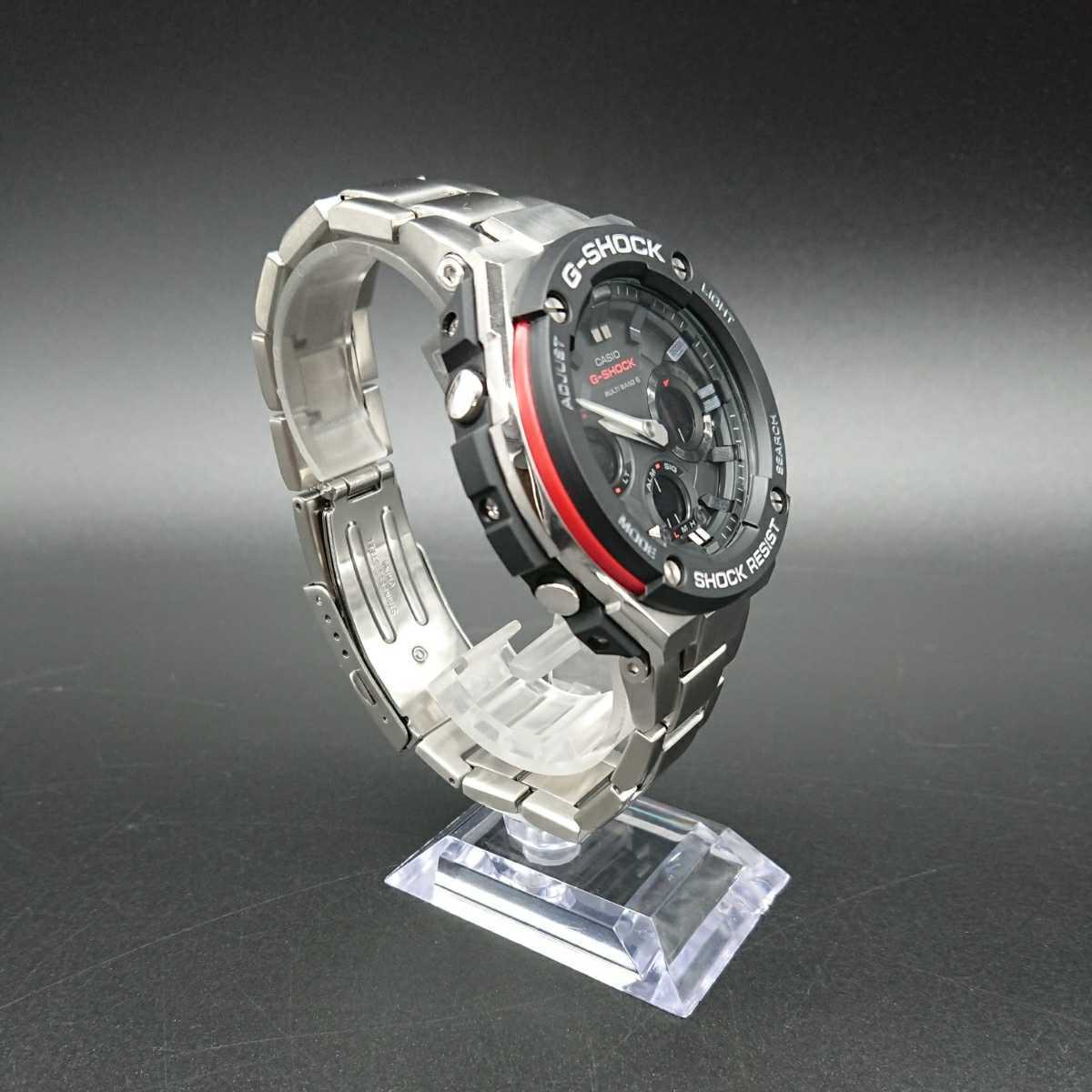 美品G-SHOCK GST-W100D電波ソーラー タフソーラー カシオ