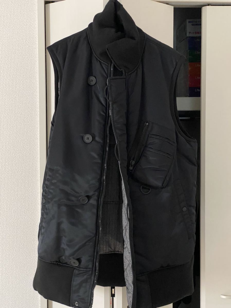 Y-3 M OVERSIZED REVERSIBLE VEST リバーシブルダウンジャケット 