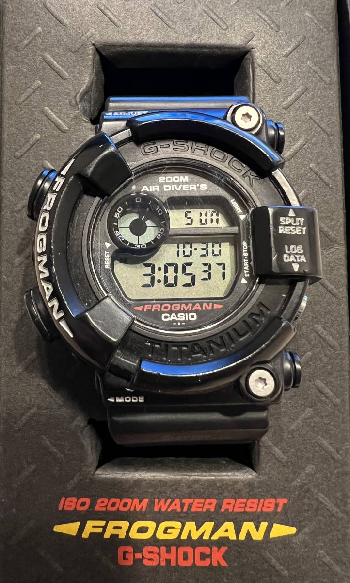 CASIO G-SHOCK FROGMAN DW-8200MB-1VT MEN IN BLACK カシオ G CASIO G-SHOCK FROGMAN DW-8200MB-1VT MEN IN BLACK カシオ G