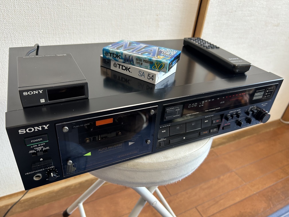 SONY TC-R502 カセットデッキ SONY TC-R502をリアル画像で紹介