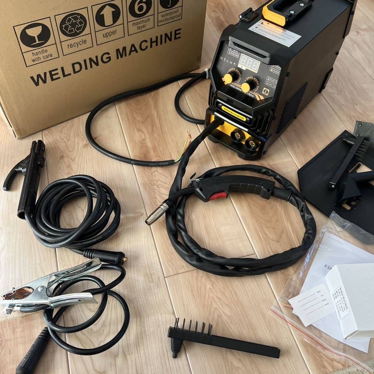  最新 MIG160 複合マルチ型 ハイスペック インバーター 半自動溶接機 MIG TIG MMA 単相100V200V MIG-160 鉄 ステン アルミ(半自動溶接機)｜売買されたオークション情報、yahooの商品情報をアーカイブ公 半自動溶接機