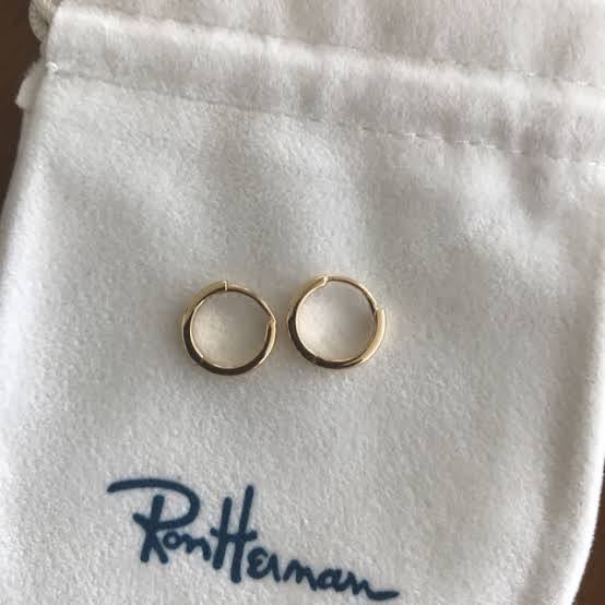ロンハーマン Ron Herman BETTINA JAVAHERI イエローゴールド フープ