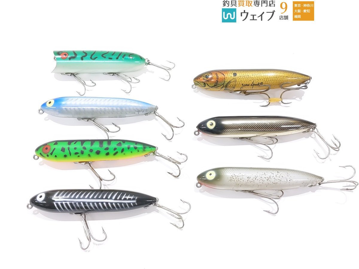【豊富な，定番人気】 HEDDON LUCKY 13 へドン ラッキー 13 へドン オリジナルザラスプーク 吹き目 プリント目 バスルアー 計7点(ヘドン)｜売買されたオークション情報、yahooの商品情報をアーカイブ公開 - オークファン 淡水