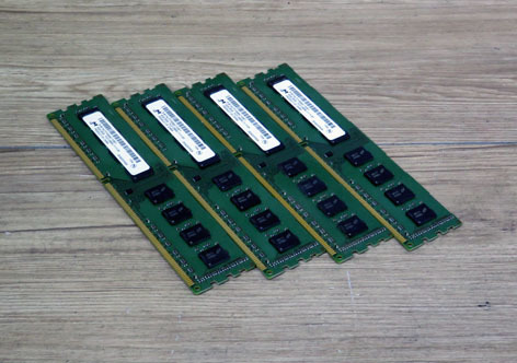 ☆≪中古品≫MT DDR3 PC3-12800U 8GB 4枚 [t22110708] デスクトップ用
