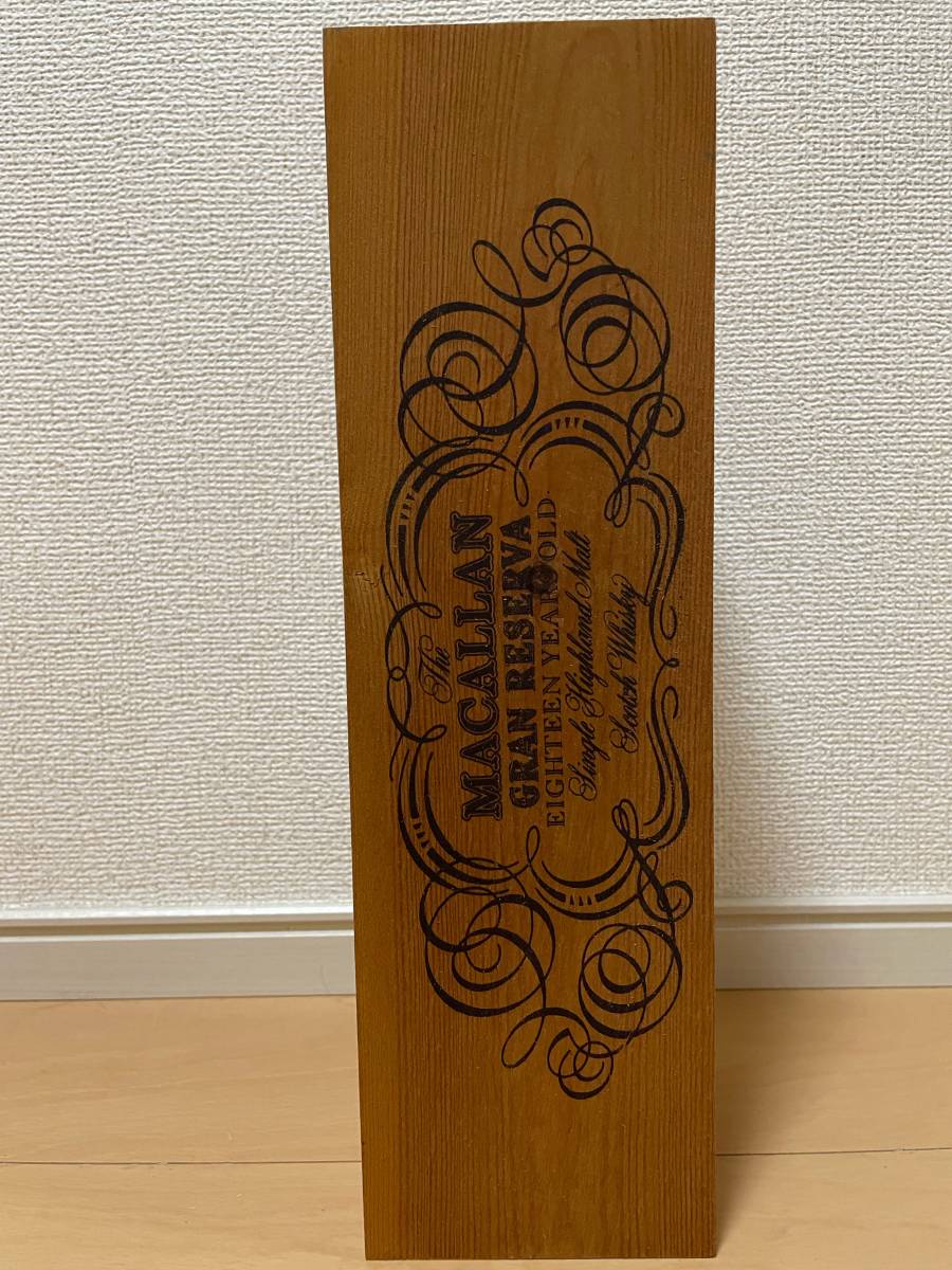 全国のネット通販 【空箱】空き箱 マッカラン1980 18年 GRAN RESERVA