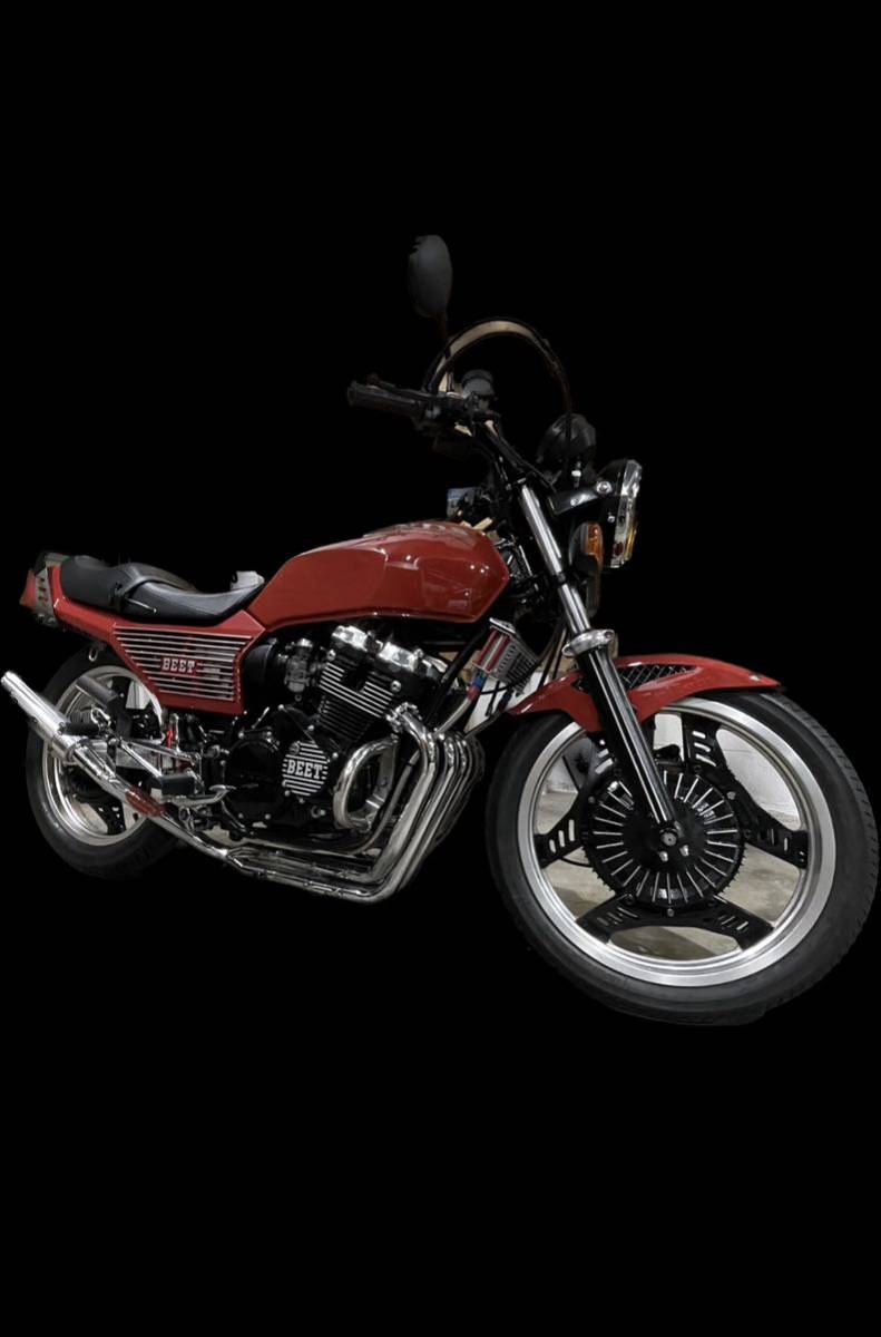 プリティーレーシング 極 メッキ シリアル 42.7φ cbx400f マフラー