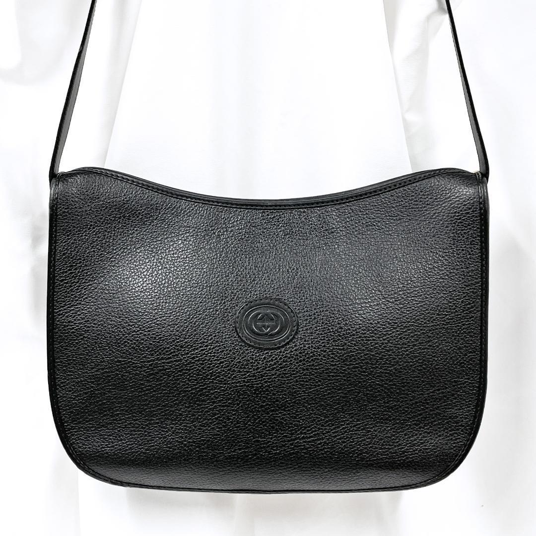 ☆高級☆オールドグッチ GUCCI ショルダーバッグ インターロッキング 