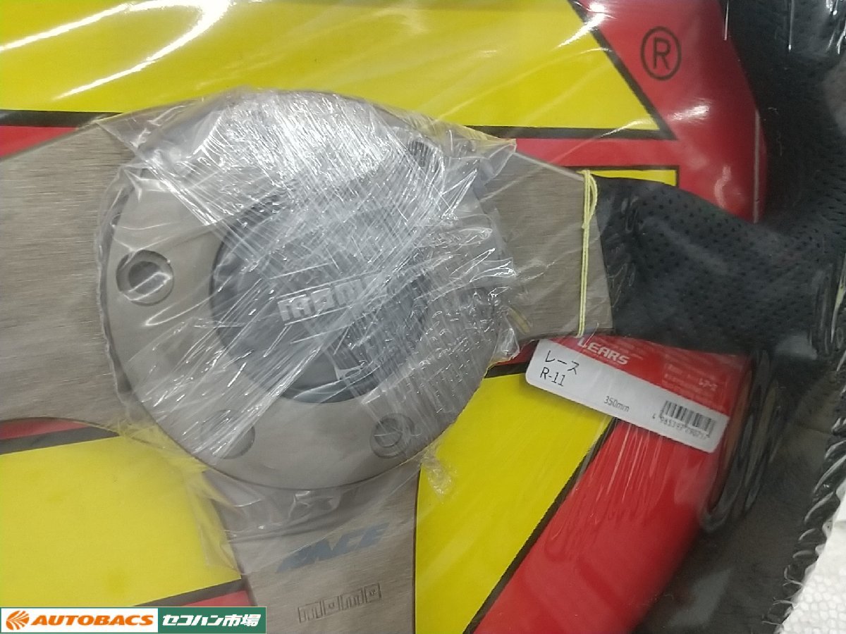 新古品】MOMOレース35 BKレザー RACE ステアリング レース race φ パーツ