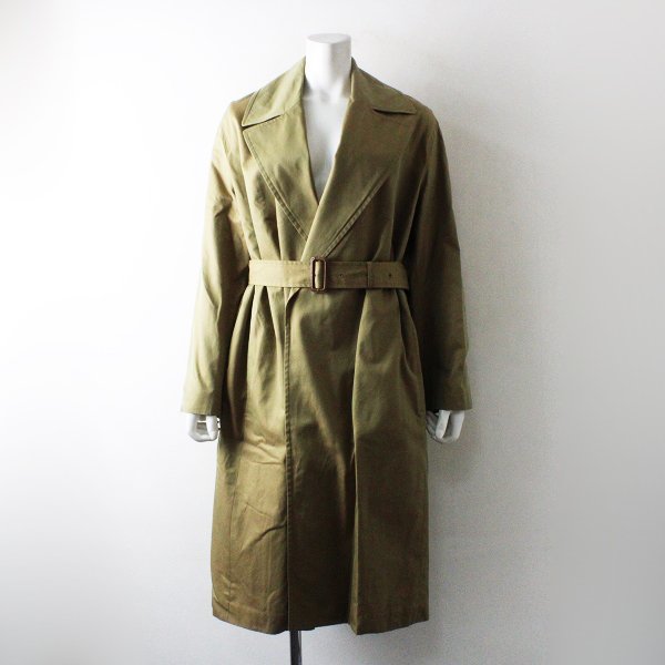 AURALEE オーラリー FINX CHAMBRAY WRAP COAT フィンクスシャンブレーラップコート 1/ベージュ ハオリ 羽織り【2400013057691】 CHAMBRAY AURALEE FINX SOUTEIN -FINX Washed