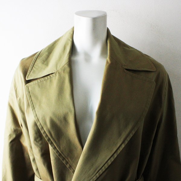 AURALEE オーラリー FINX CHAMBRAY WRAP COAT フィンクスシャンブレーラップコート 1/ベージュ ハオリ 羽織り【2400013057691】 CHAMBRAY AURALEE FINX SOUTEIN -FINX Washed