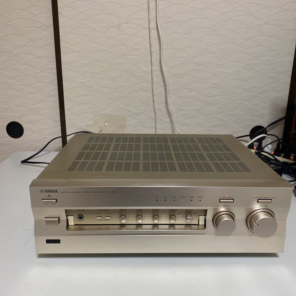 超美品　YAMAHA AX-596プリメインアンプアンプ YAMAHA プリメインアンプ AX-596 現状品 希少！必見！定評のあるYAMAHA