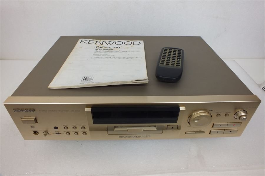 KENWOOD ケンウッド MDデッキ DM-9090【ジャンク品】 【公式通販】