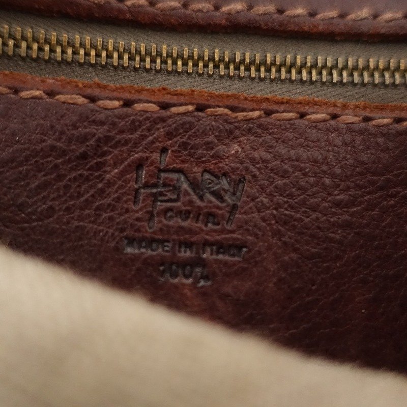 アンリークイール HENRY CUIR *レザー×ボアショルダーバッグ*かばんサコッシュ斜め掛け1022(ba10-2210-147)【20K22】 HENRY CUIR アンリークイール アンリークイール&frasl;ショルダーバッグ&frasl;ダークブラウン&frasl;レザーの買取 ナチュラルブランド宅配買取専門店 アンリークイール（バッグ｜バッグ・小物・ブランド