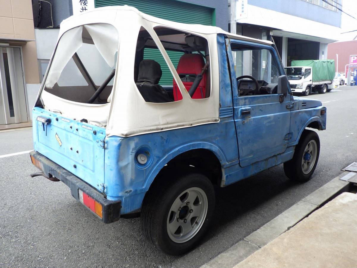 実働、書類あり 希少 ジムニー 幌車 オープン JA71C レアパーツ 部品 