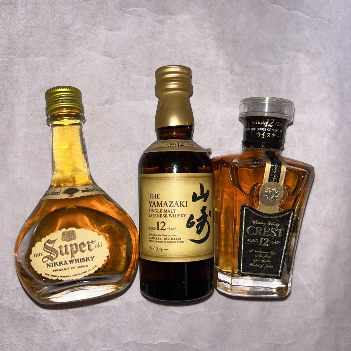 送料込】サントリー 山崎12年 クレスト12年 知多 リザーブ // スーパー
