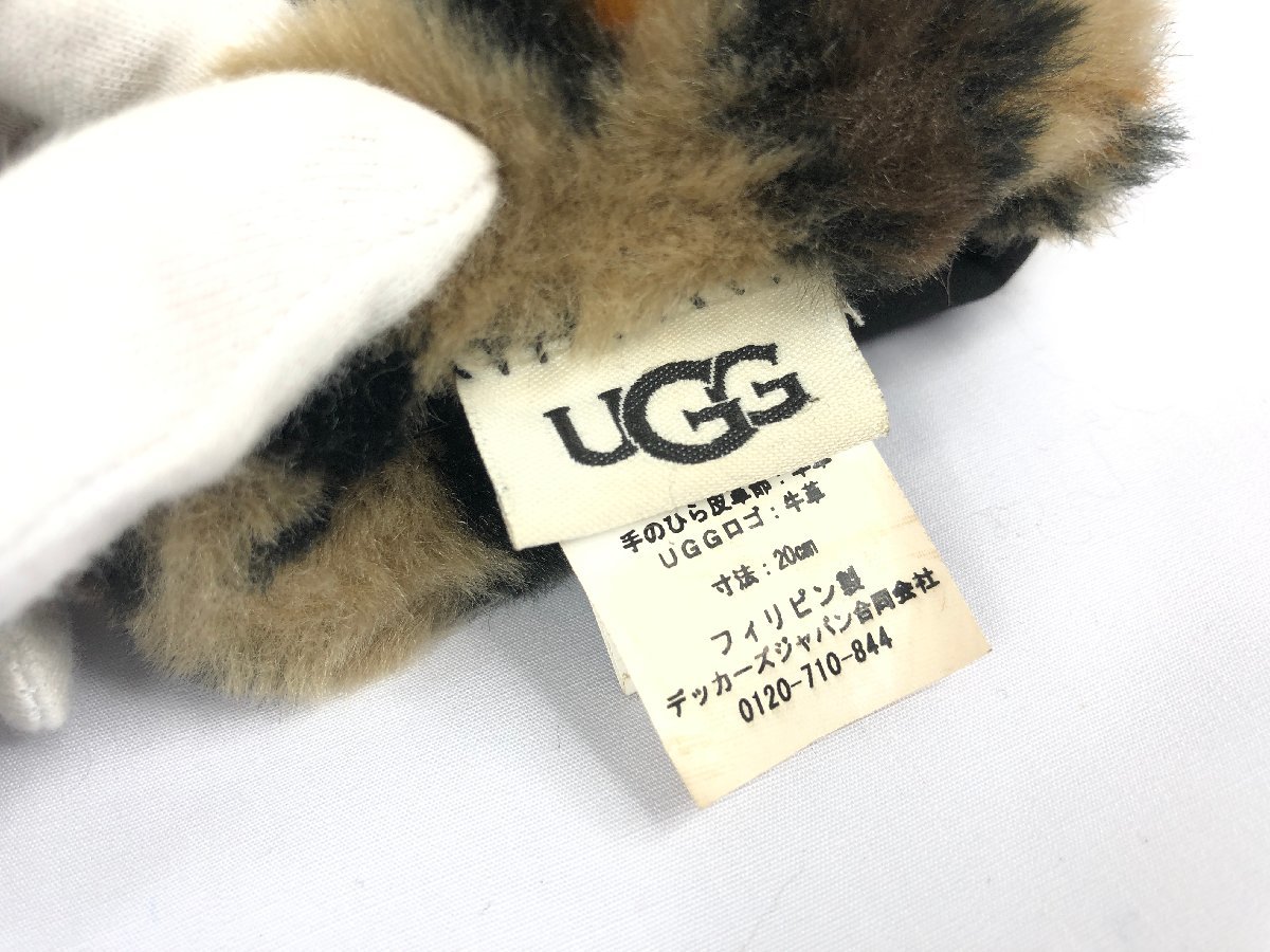 UGG アグ ミトン 手袋 グローブ レディース ヒョウ柄 レオパード柄 Z11