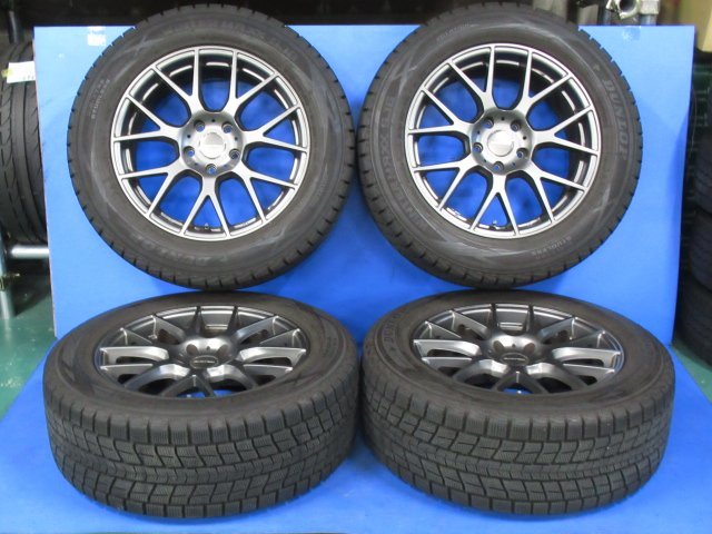 バリ溝 軽傷 4本 BMW 3シリーズ F30 E90 レアマイスター 18インチ 8J +40 PCD120 5穴 255/55R18 スタッドレス ホイール (g074370) BMW ＢＭＷ３シリーズ（Ｆ３０）純正をＥ９０系３シリーズに流用 3シリーズ 18インチ 3シリーズ(F30,E90,E92)&frasl;4シリーズ(F32)等 F20