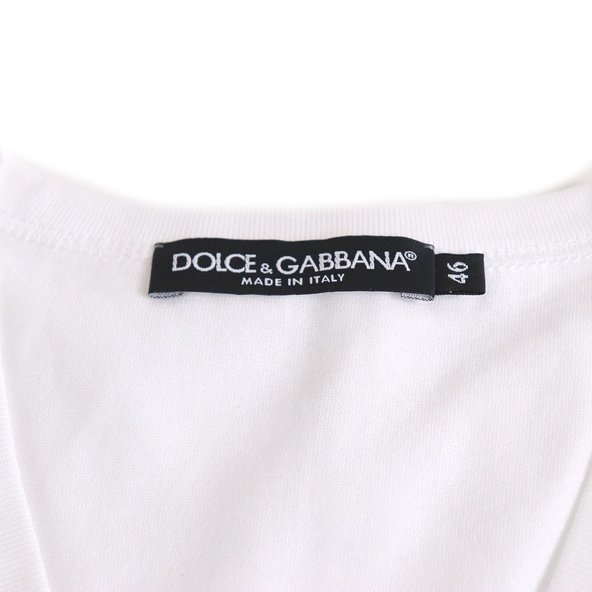 未使用品◇黒タグ DOLCE＆GABBANA ドルチェ＆ガッバーナ Vネック 