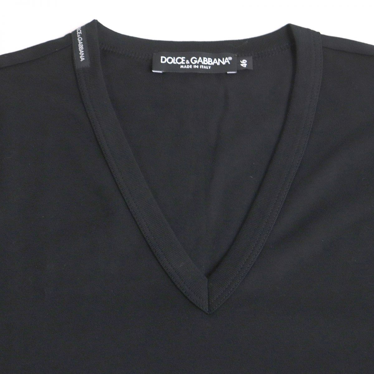 未使用品◇黒タグ DOLCE＆GABBANA ドルチェ＆ガッバーナ Vネック 