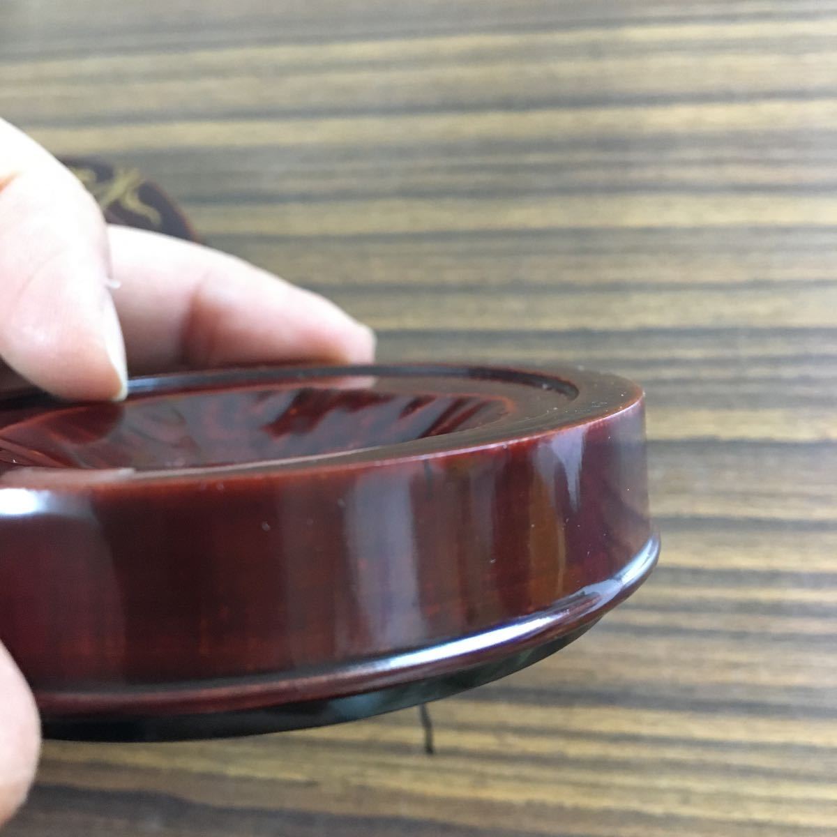 ◯竹器師 黒田宗傳 黒田宗伝 香合 共箱 茶道具 雲鶴 堀内