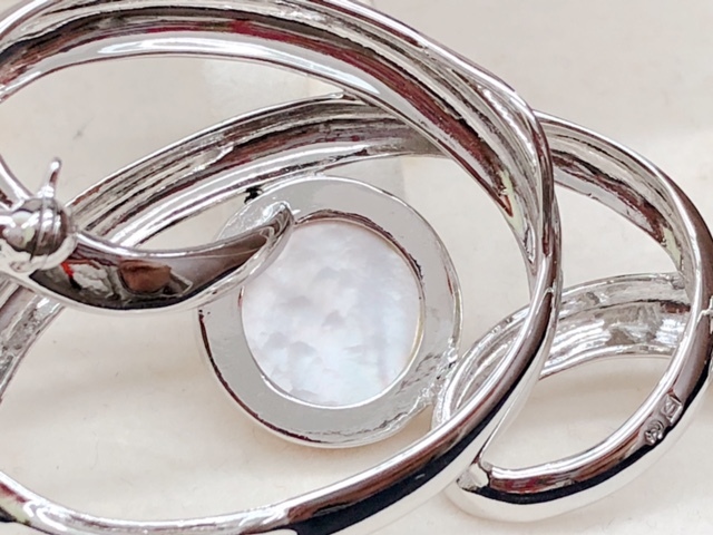 ☆TASAKI 田崎真珠☆ マベ真珠 マベパール ブローチ S刻印 タサキ 13g
