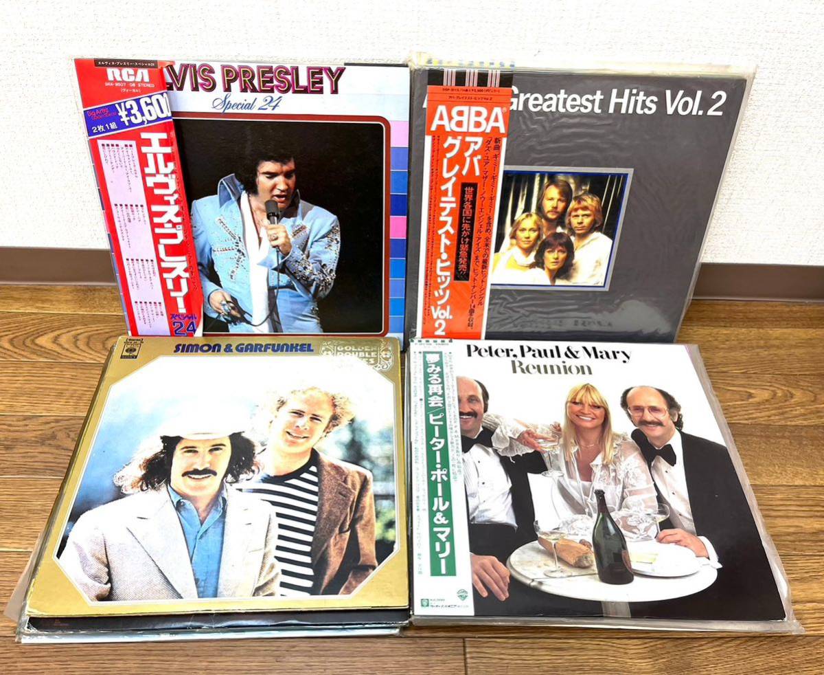 激安大特価，安い 001 10 レコードまとめ エルヴィス プレスリー ピーターポール&マリー ABBA グレイテストヒッツ SIMON&GARFUNKEL 石川セリ 無縁坂等 洋楽(その他)｜売買されたオークション情報、yahooの商品情 その他