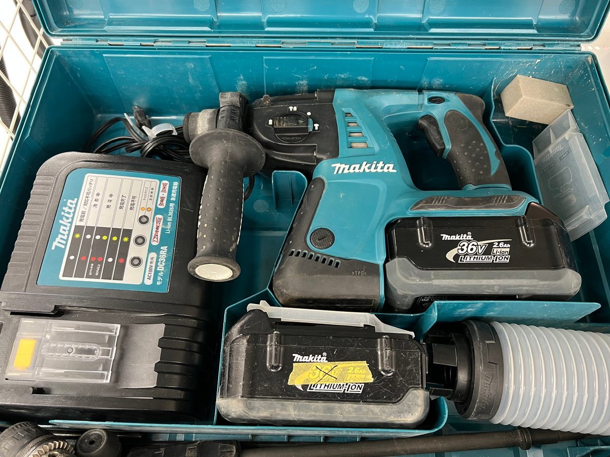 KOI【中古品】 makita/マキタ HR262DRDX 36V 26mm 充電式ハンマドリル 