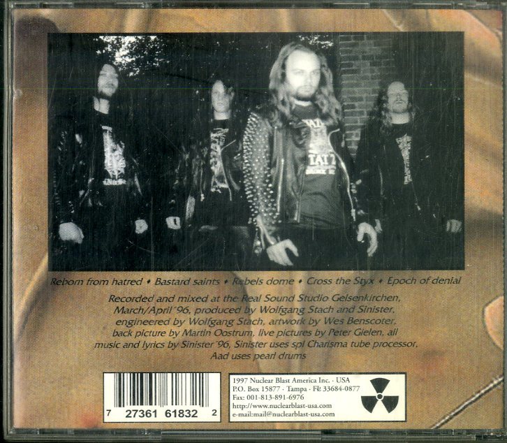 CD Sinister Hate - – SINISTER | & ‎- ~ Summoning for NEW