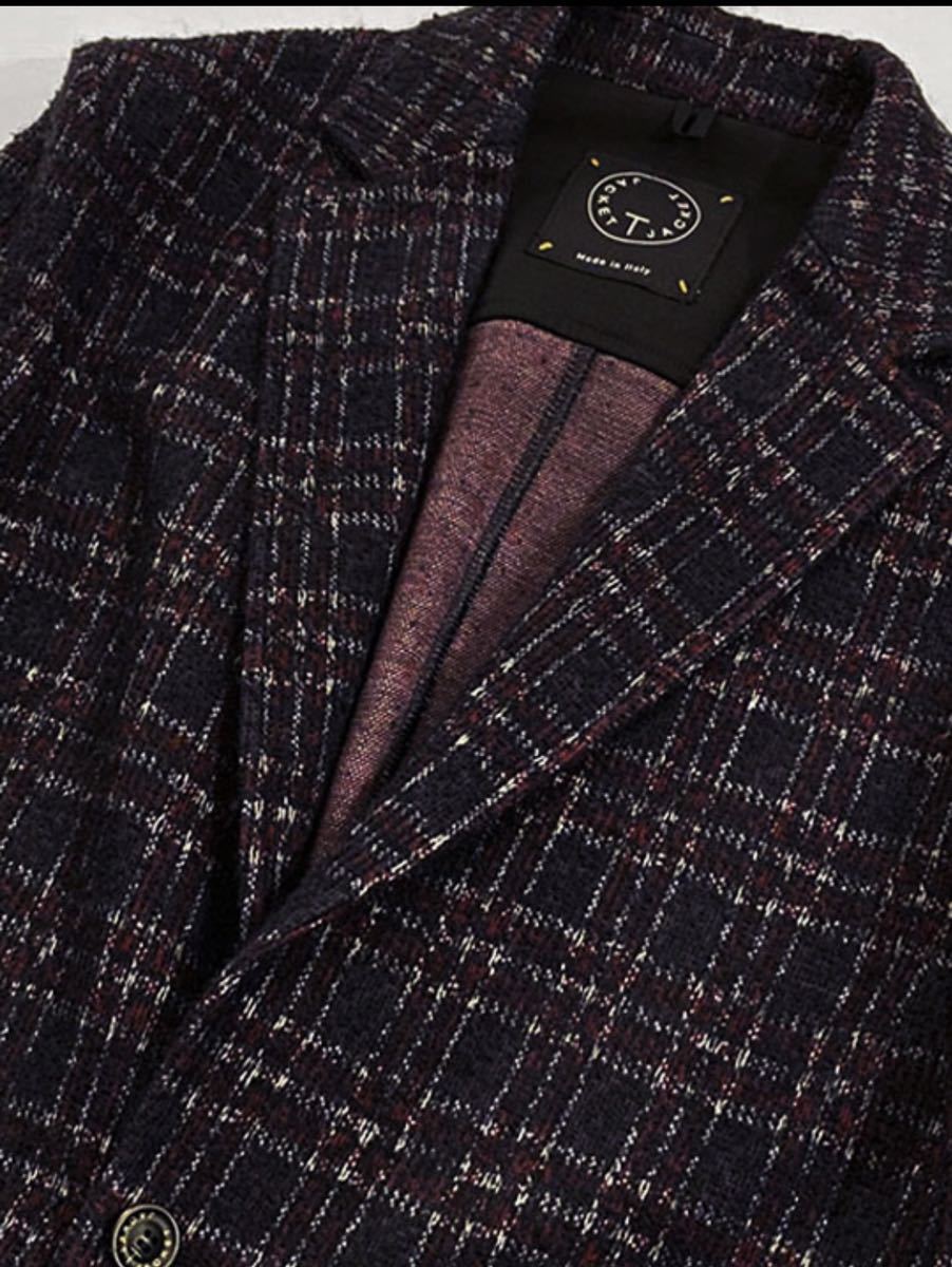 ティージャケット T-JACKET テーラード コートの通販 定価7万 定価75,900円(税込)T-JACKET T-jacket t－jacket シックな色合いと軽やかな着心地が ティージャケットT-JACKET - チェック チェック柄テーラードジャケット ダウンジャケット TMT メルカリ