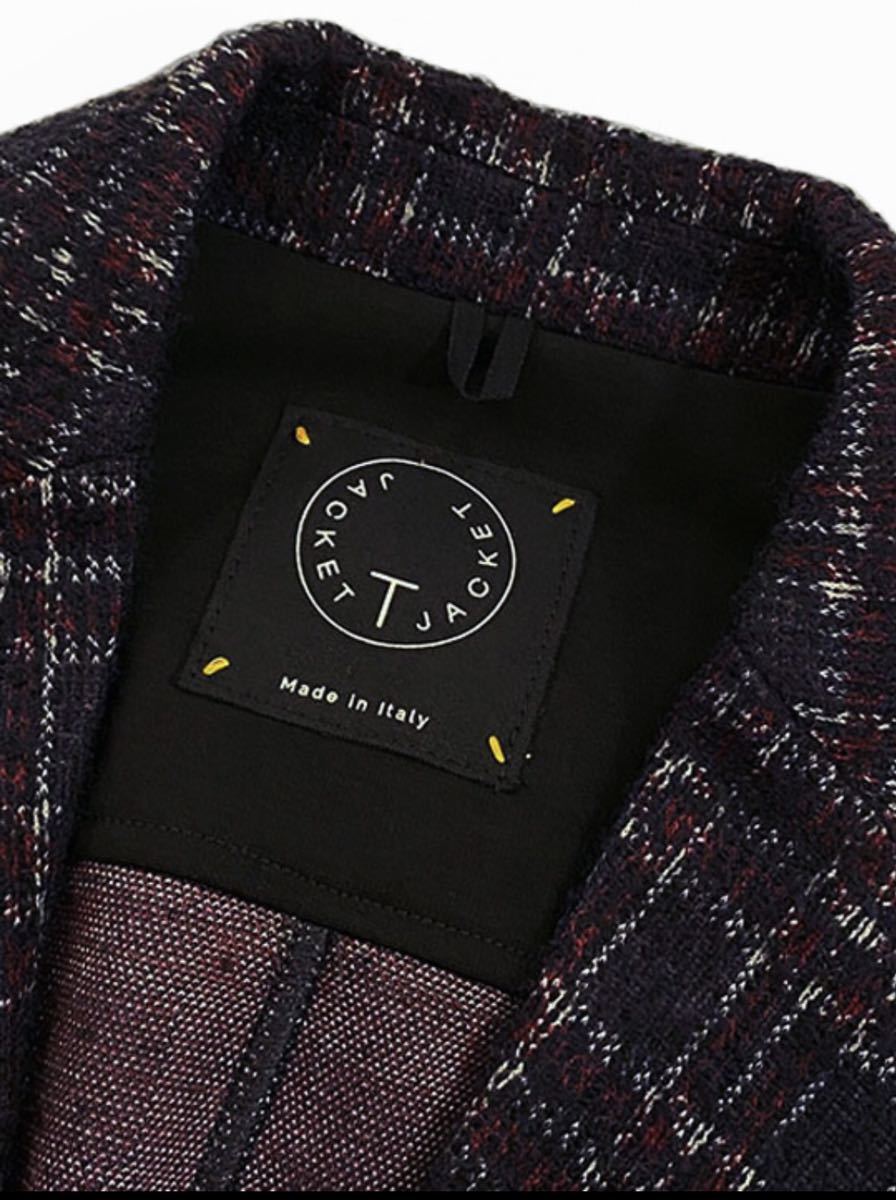 ティージャケット T-JACKET テーラード コートの通販 定価7万 定価75,900円(税込)T-JACKET T-jacket t－jacket シックな色合いと軽やかな着心地が ティージャケットT-JACKET - チェック チェック柄テーラードジャケット ダウンジャケット TMT メルカリ